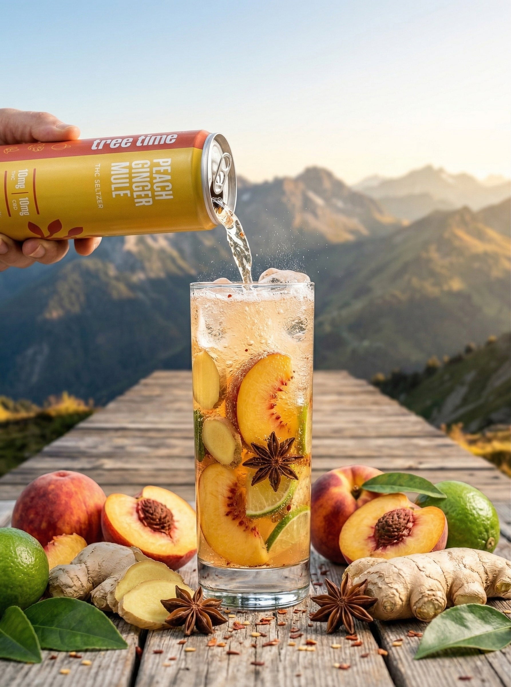 Peach Ginger Mule (10mg)