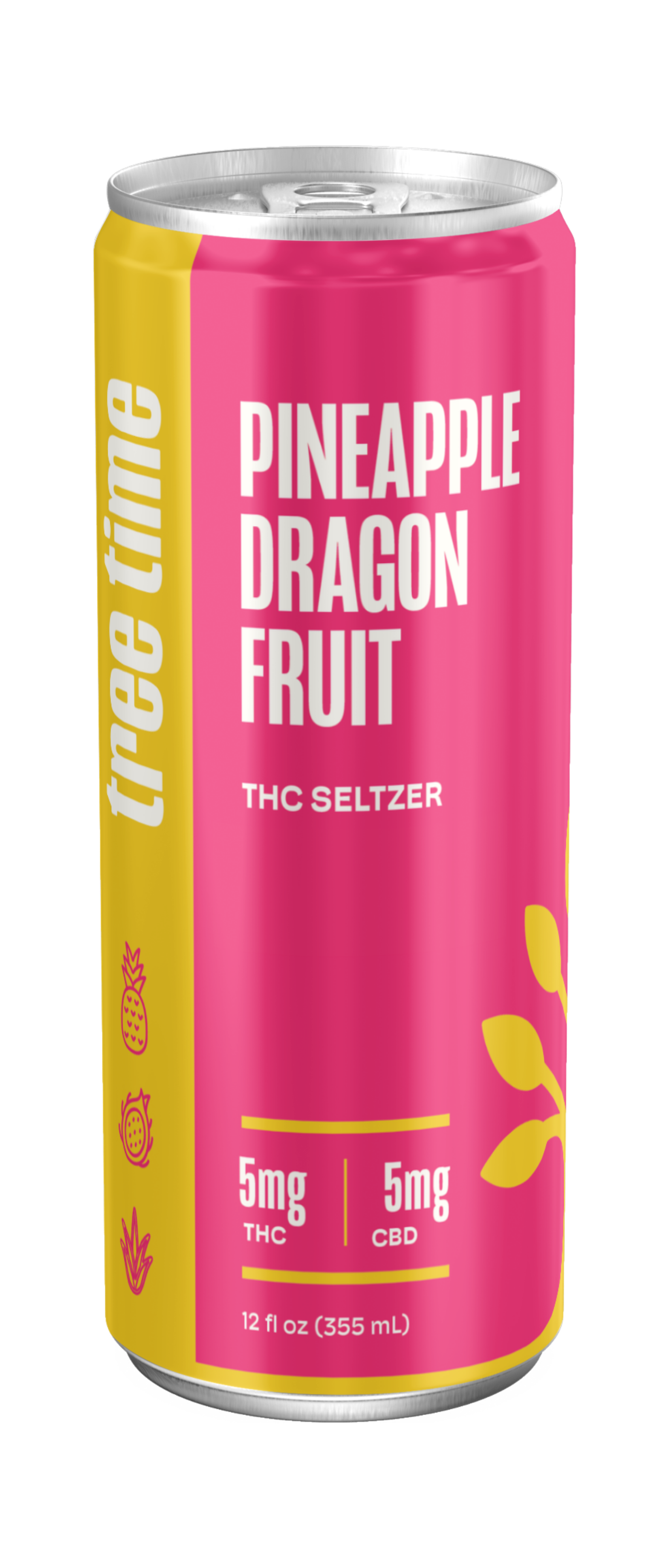 TRUE テルペン 510 CBD CBN CBG 10ml フォビデンフルーツ Pineapple Dragon Fruit (5mg) | Tree Time THC Seltzer