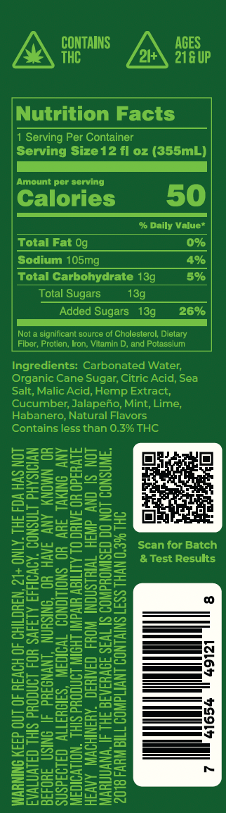 Spicy Cucumber Mint (5mg)