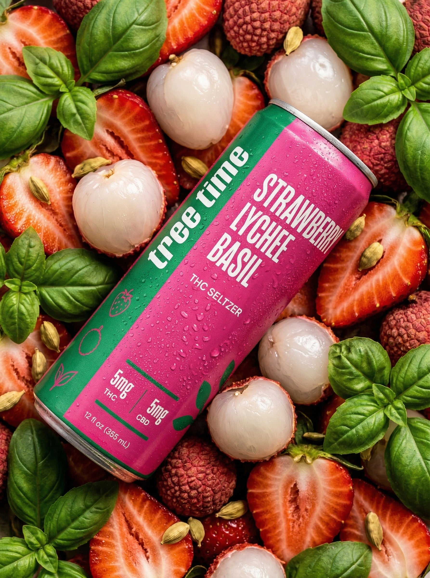 Strawberry Lychee Basil (10mg)